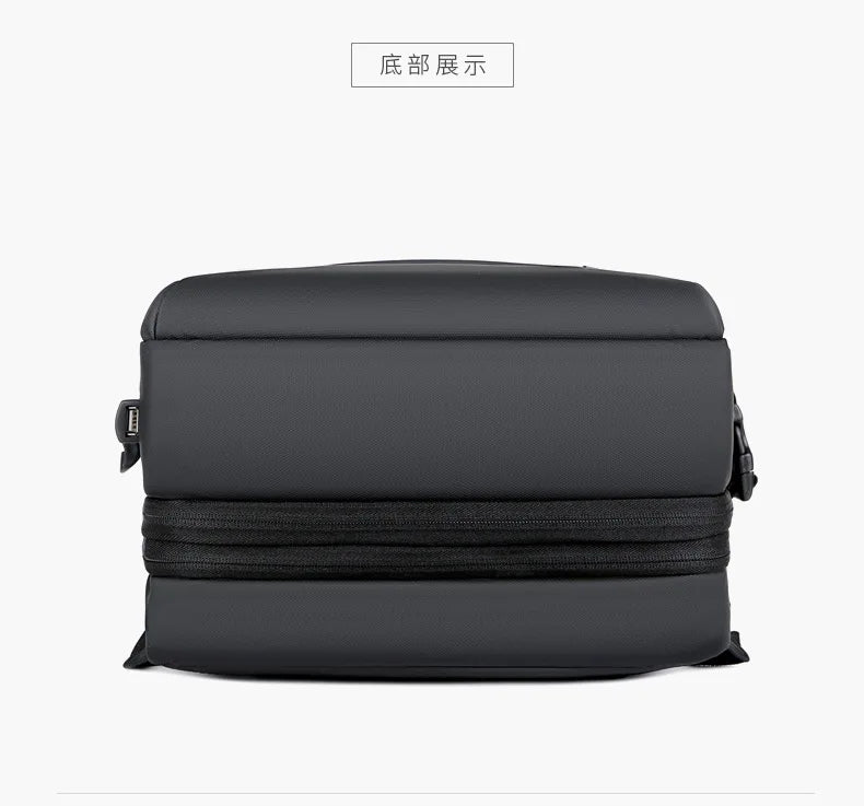 Men's Business Waterproof Multi-Function Backpack USB Charging 17 "Laptop Bag Can Be Extended Large Capacity Travel Backpack New